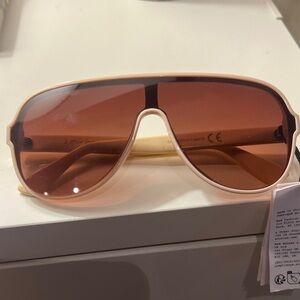 & Other Stories Taupe and brown tinted sunglasses